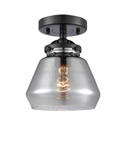 Fulton - 1 Light - 7 inch - Oil Rubbed Bronze - Semi-Flush Mount (3442|284-1C-OB-G173)