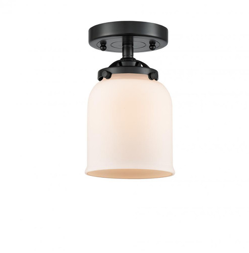 Bell - 1 Light - 5 inch - Oil Rubbed Bronze - Semi-Flush Mount (3442|284-1C-OB-G51)