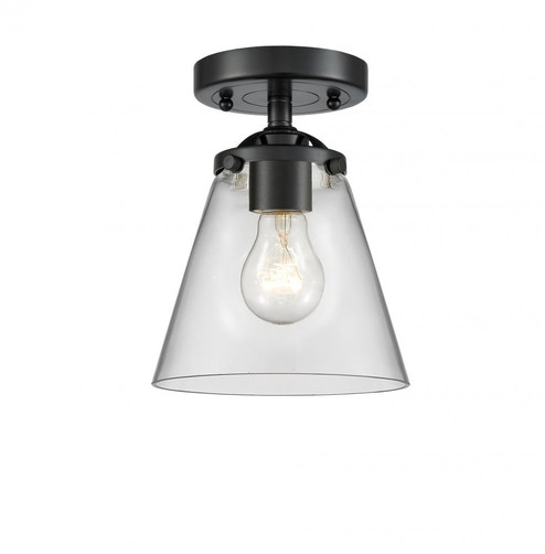 Cone - 1 Light - 6 inch - Oil Rubbed Bronze - Semi-Flush Mount (3442|284-1C-OB-G62-LED)