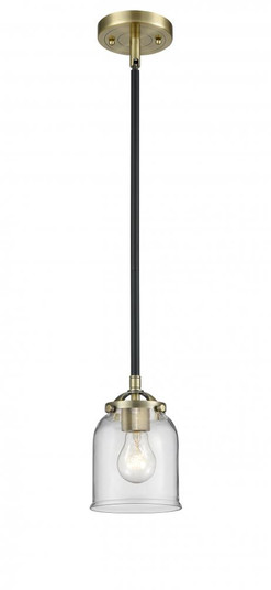 Bell - 1 Light - 5 inch - Black Antique Brass - Stem hung - Mini Pendant (3442|284-1S-BAB-G52)