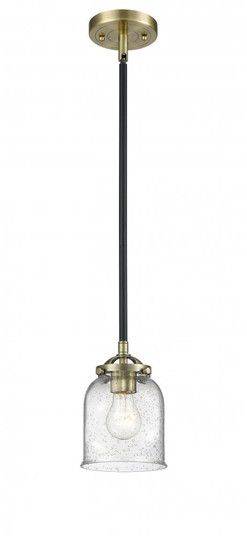 Bell - 1 Light - 5 inch - Black Antique Brass - Stem hung - Mini Pendant (3442|284-1S-BAB-G54)