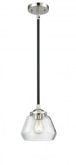 Fulton - 1 Light - 7 inch - Black Polished Nickel - Stem hung - Mini Pendant (3442|284-1S-BPN-G172)