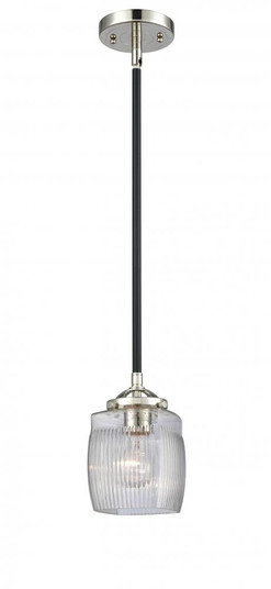 Colton - 1 Light - 6 inch - Black Polished Nickel - Stem hung - Mini Pendant (3442|284-1S-BPN-G302)