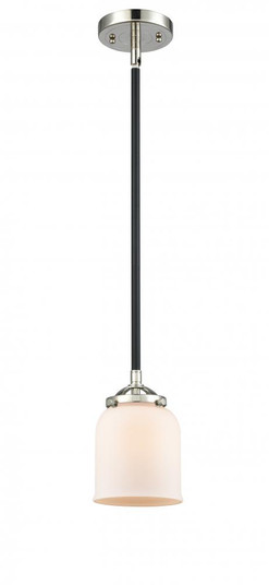 Bell - 1 Light - 5 inch - Black Polished Nickel - Stem hung - Mini Pendant (3442|284-1S-BPN-G51-LED)