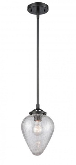 Geneseo - 1 Light - 7 inch - Oil Rubbed Bronze - Stem hung - Mini Pendant (3442|284-1S-OB-G165-LED)
