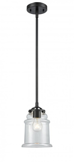 Canton - 1 Light - 6 inch - Oil Rubbed Bronze - Stem hung - Mini Pendant (3442|284-1S-OB-G182-LED)
