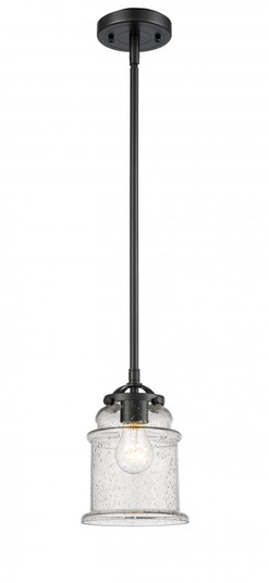 Canton - 1 Light - 6 inch - Oil Rubbed Bronze - Stem hung - Mini Pendant (3442|284-1S-OB-G184-LED)