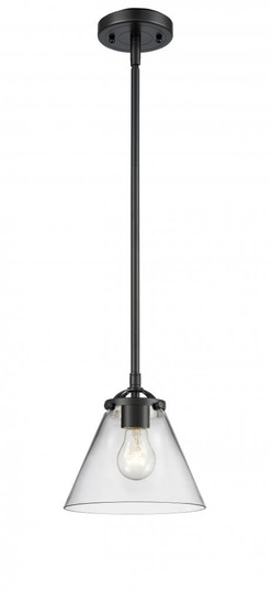 Cone - 1 Light - 8 inch - Oil Rubbed Bronze - Stem hung - Mini Pendant (3442|284-1S-OB-G42)