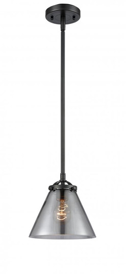 Cone - 1 Light - 8 inch - Oil Rubbed Bronze - Stem hung - Mini Pendant (3442|284-1S-OB-G43-LED)