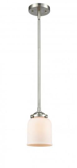Bell - 1 Light - 5 inch - Brushed Satin Nickel - Stem hung - Mini Pendant (3442|284-1S-SN-G51)
