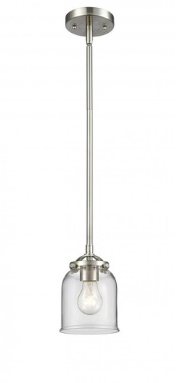 Bell - 1 Light - 5 inch - Brushed Satin Nickel - Stem hung - Mini Pendant (3442|284-1S-SN-G52)