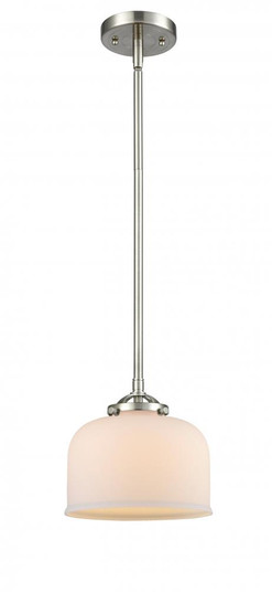 Bell - 1 Light - 8 inch - Brushed Satin Nickel - Stem hung - Mini Pendant (3442|284-1S-SN-G71-LED)