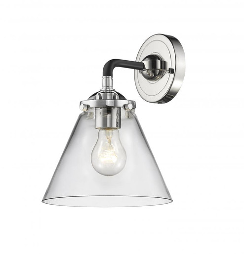 Cone - 1 Light - 8 inch - Black Polished Nickel - Sconce (3442|284-1W-BPN-G42-LED)
