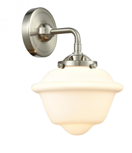 Oxford - 1 Light - 8 inch - Brushed Satin Nickel - Sconce (3442|284-1W-SN-G531)