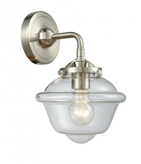 Oxford - 1 Light - 8 inch - Brushed Satin Nickel - Sconce (3442|284-1W-SN-G532-LED)