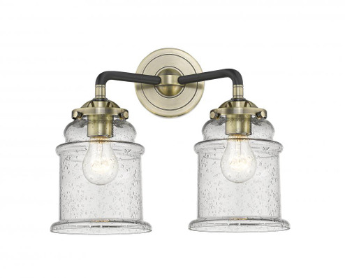 Canton - 2 Light - 14 inch - Black Antique Brass - Bath Vanity Light (3442|284-2W-BAB-G184-LED)