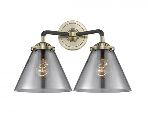 Cone - 2 Light - 16 inch - Black Antique Brass - Bath Vanity Light (3442|284-2W-BAB-G43)