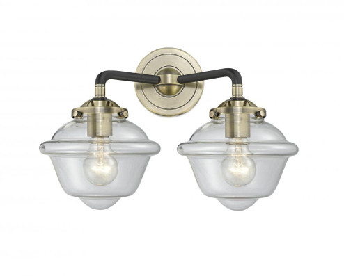 Oxford - 2 Light - 16 inch - Black Antique Brass - Bath Vanity Light (3442|284-2W-BAB-G532-LED)