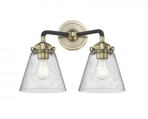 Cone - 2 Light - 14 inch - Black Antique Brass - Bath Vanity Light (3442|284-2W-BAB-G64)