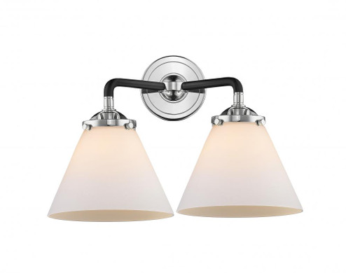 Cone - 2 Light - 16 inch - Black Polished Nickel - Bath Vanity Light (3442|284-2W-BPN-G41-LED)