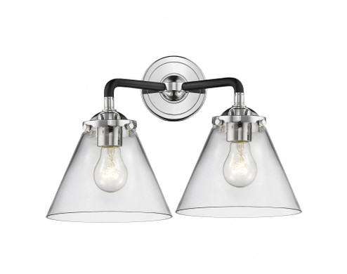 Cone - 2 Light - 16 inch - Black Polished Nickel - Bath Vanity Light (3442|284-2W-BPN-G42)