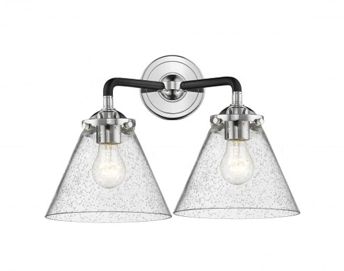 Cone - 2 Light - 16 inch - Black Polished Nickel - Bath Vanity Light (3442|284-2W-BPN-G44)