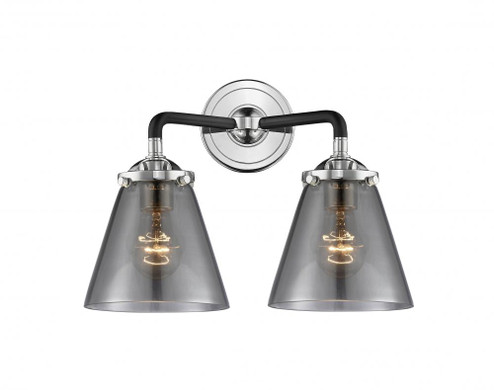 Cone - 2 Light - 14 inch - Black Polished Nickel - Bath Vanity Light (3442|284-2W-BPN-G63)