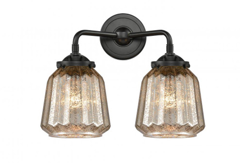 Chatham - 2 Light - 14 inch - Oil Rubbed Bronze - Bath Vanity Light (3442|284-2W-OB-G146)
