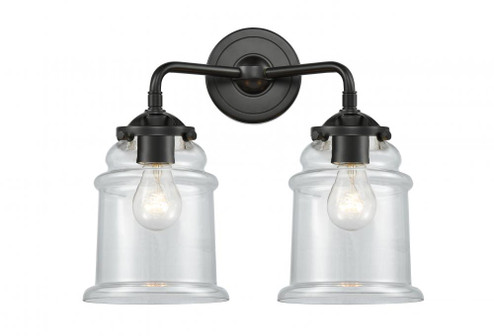Canton - 2 Light - 14 inch - Oil Rubbed Bronze - Bath Vanity Light (3442|284-2W-OB-G182)