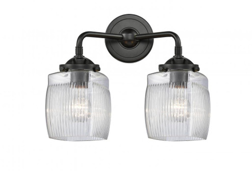 Colton - 2 Light - 14 inch - Oil Rubbed Bronze - Bath Vanity Light (3442|284-2W-OB-G302-LED)