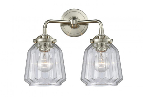 Chatham - 2 Light - 14 inch - Brushed Satin Nickel - Bath Vanity Light (3442|284-2W-SN-G142)