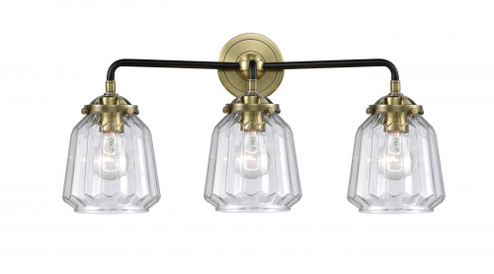 Chatham - 3 Light - 24 inch - Black Antique Brass - Bath Vanity Light (3442|284-3W-BAB-G142-LED)
