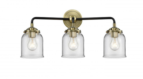 Bell - 3 Light - 23 inch - Black Antique Brass - Bath Vanity Light (3442|284-3W-BAB-G52-LED)