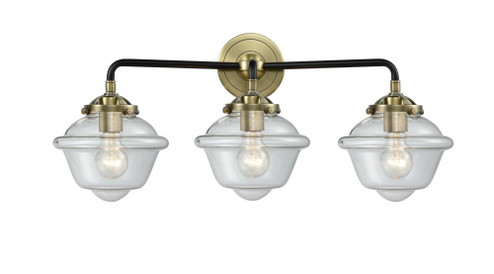 Oxford - 3 Light - 26 inch - Black Antique Brass - Bath Vanity Light (3442|284-3W-BAB-G532)