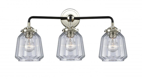 Chatham - 3 Light - 24 inch - Black Polished Nickel - Bath Vanity Light (3442|284-3W-BPN-G142-LED)