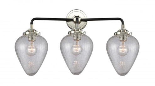 Geneseo - 3 Light - 25 inch - Black Polished Nickel - Bath Vanity Light (3442|284-3W-BPN-G165)