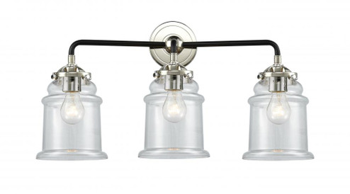 Canton - 3 Light - 24 inch - Black Polished Nickel - Bath Vanity Light (3442|284-3W-BPN-G182)