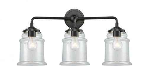 Canton - 3 Light - 24 inch - Oil Rubbed Bronze - Bath Vanity Light (3442|284-3W-OB-G182-LED)