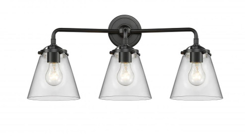 Cone - 3 Light - 24 inch - Oil Rubbed Bronze - Bath Vanity Light (3442|284-3W-OB-G62-LED)