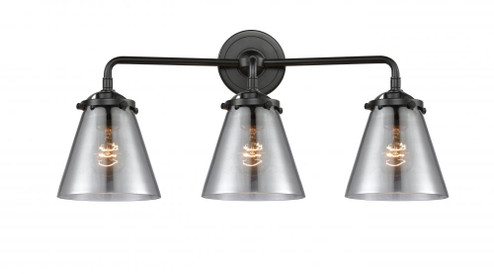Cone - 3 Light - 24 inch - Oil Rubbed Bronze - Bath Vanity Light (3442|284-3W-OB-G63-LED)