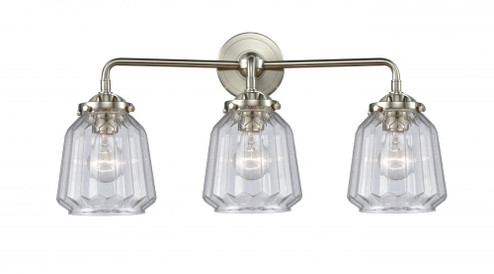 Chatham - 3 Light - 24 inch - Brushed Satin Nickel - Bath Vanity Light (3442|284-3W-SN-G142)