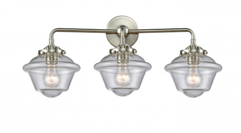 Oxford - 3 Light - 26 inch - Brushed Satin Nickel - Bath Vanity Light (3442|284-3W-SN-G534)