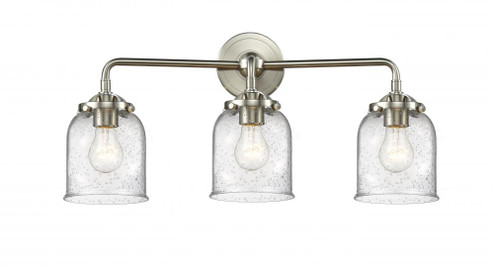 Bell - 3 Light - 23 inch - Brushed Satin Nickel - Bath Vanity Light (3442|284-3W-SN-G54)