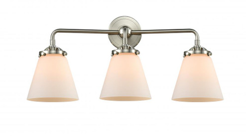 Cone - 3 Light - 24 inch - Brushed Satin Nickel - Bath Vanity Light (3442|284-3W-SN-G61)