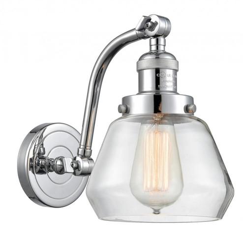 Fulton - 1 Light - 7 inch - Polished Chrome - Adjustable Sconce (3442|515-1W-PC-G172-LED)