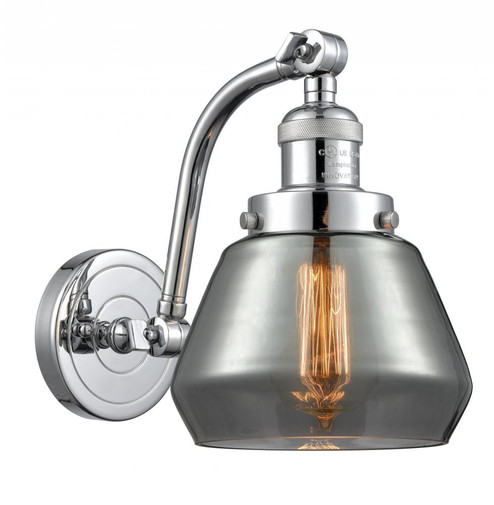 Fulton - 1 Light - 7 inch - Polished Chrome - Adjustable Sconce (3442|515-1W-PC-G173)