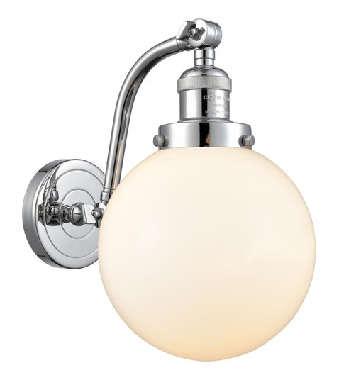 Beacon - 1 Light - 8 inch - Polished Chrome - Adjustable Sconce (3442|515-1W-PC-G201-8-LED)
