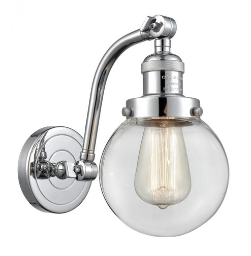Beacon - 1 Light - 6 inch - Polished Chrome - Adjustable Sconce (3442|515-1W-PC-G202-6)