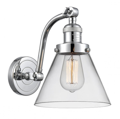 Cone - 1 Light - 8 inch - Polished Chrome - Adjustable Sconce (3442|515-1W-PC-G42-LED)