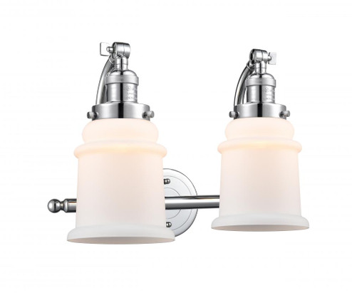 Canton - 2 Light - 18 inch - Polished Chrome - Adjustable Bath Vanity Light (3442|515-2W-PC-G181)